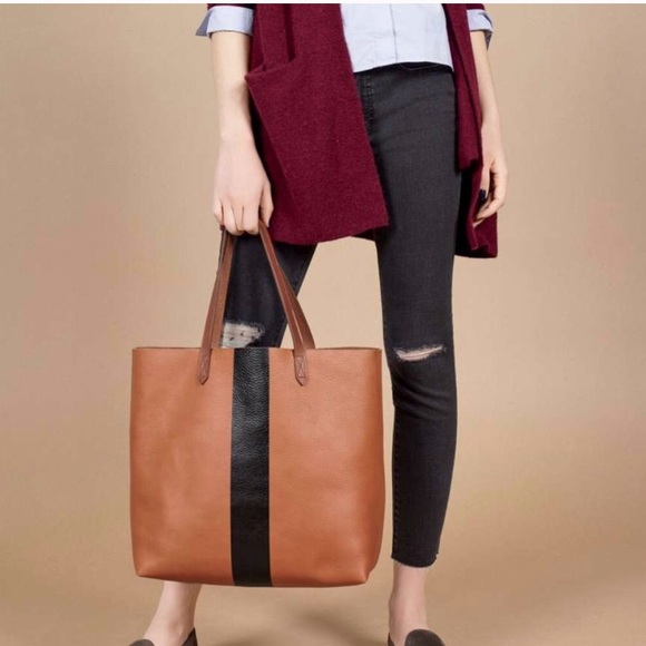 madewell // black paint stripe transport bag - Picture 4 of 7